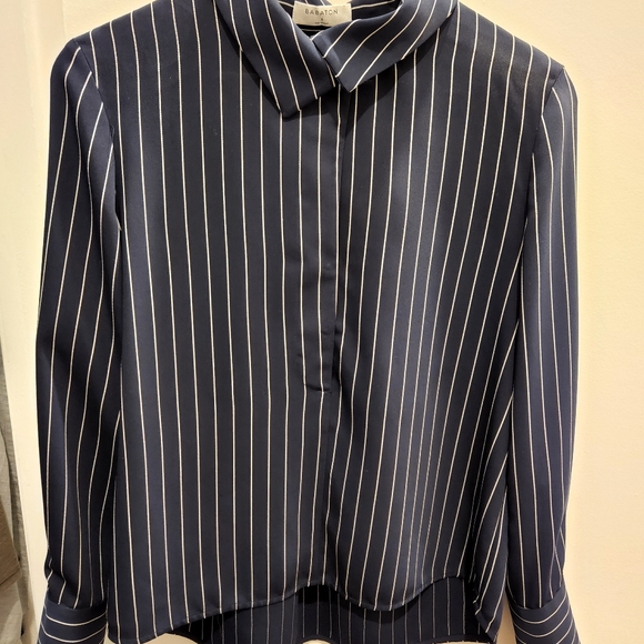 Aritzia Babaton Striped Blouze Small - Picture 3 of 4